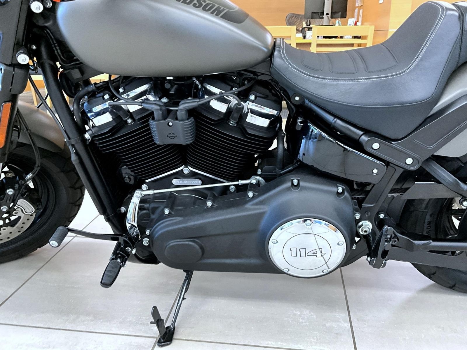 Used 2018 Gray Harley-Davidson FAT BOB image 12