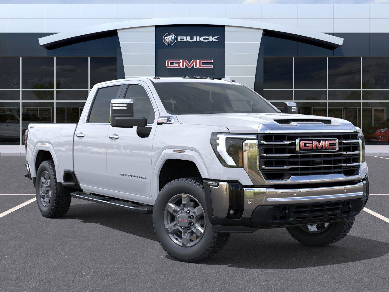 New 2026 Glacier White Tricoat GMC SLT image 7
