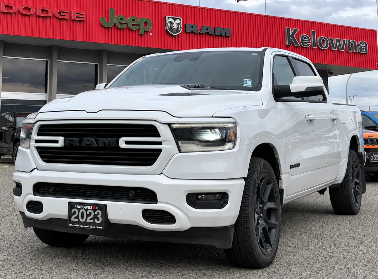 Used 2023 White RAM Sport 4x4 Crew Cab 5