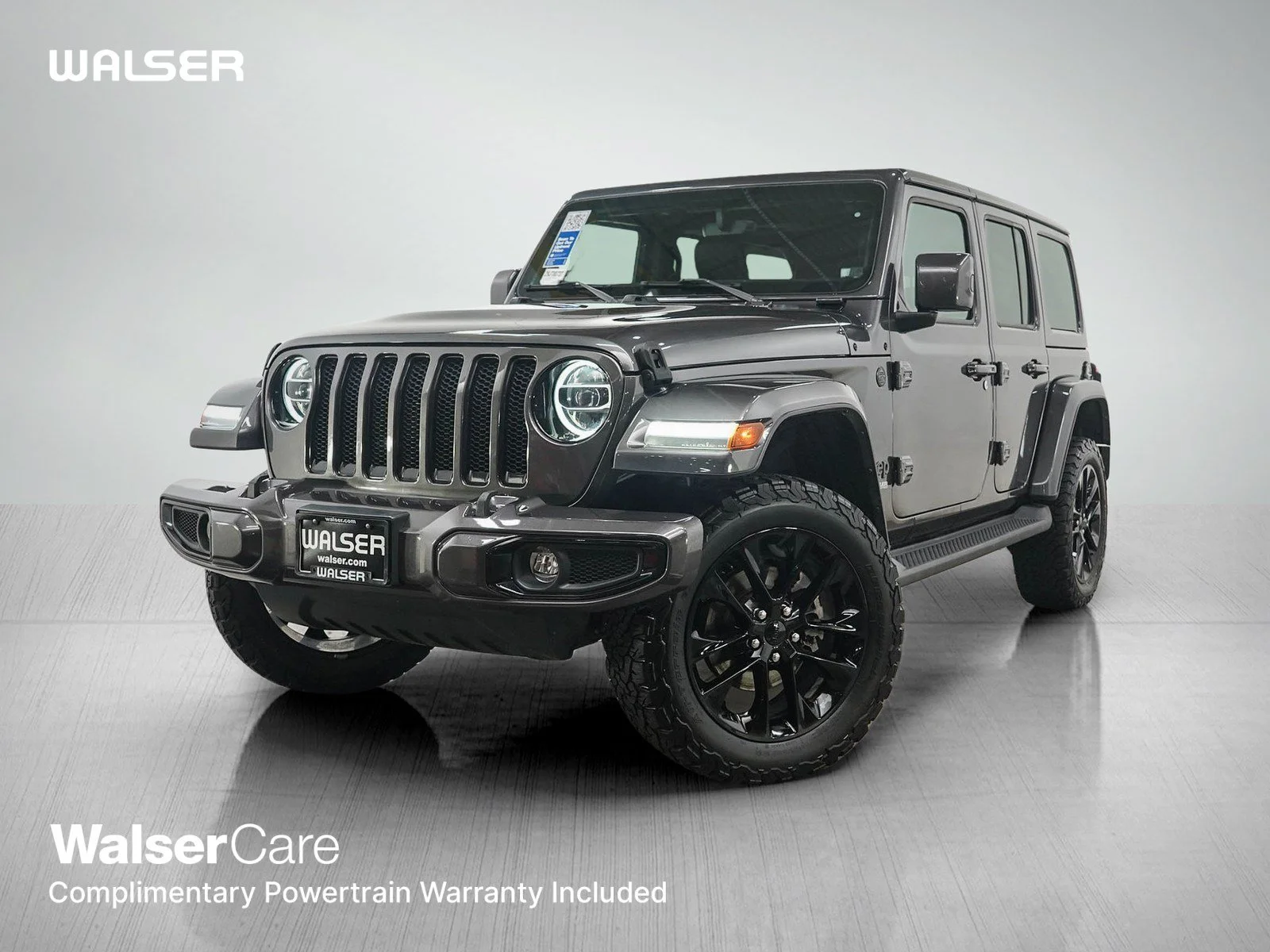 Used 2021 Gray Jeep Unlimited Sahara High Altitude 4x4 image 1