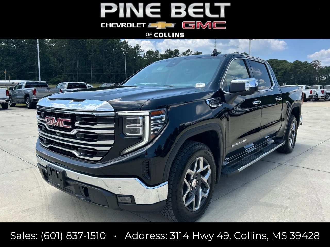 Used 2023 Onyx Black GMC SLT image 1