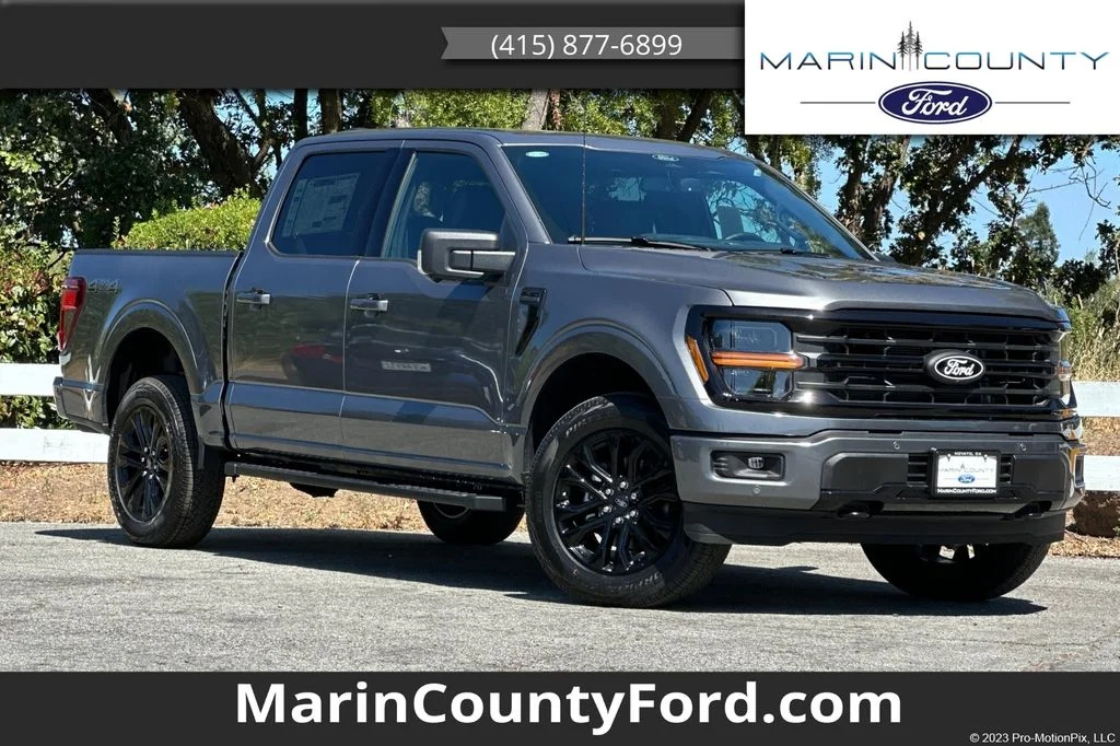 New 2026 Gray Metallic Ford XLT image 1