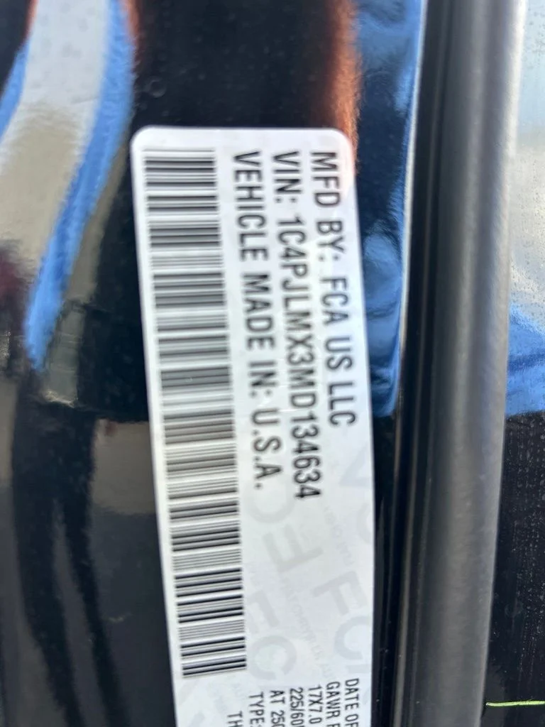 Certified Used 2021 Black Jeep Latitude Lux image 47