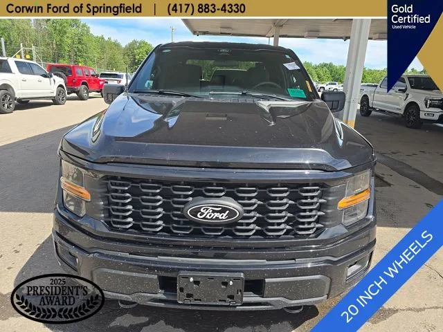 Used 2024 Agate Black Metallic Ford STX image 6