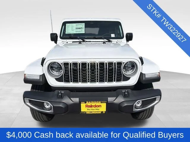New 2026 Bright White Clearcoat Jeep Sahara image 2