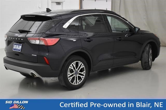 Certified Used 2021 Antimatter Blue Metallic Ford SEL image 12