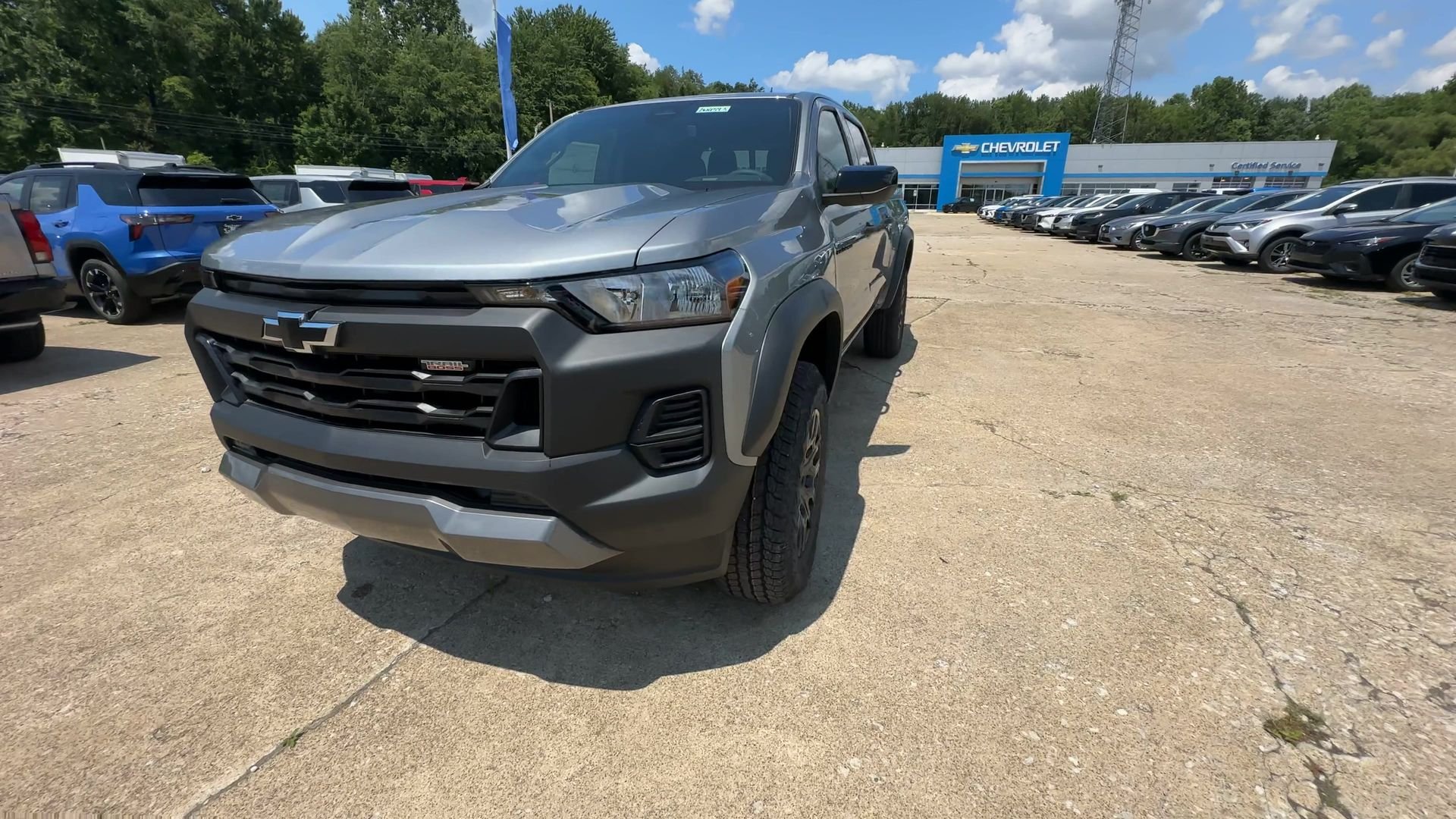 2026 Chevrolet Colorado Trail Boss Gray at Spitzer Autoworld Chevy Buick GMC Cadillac
