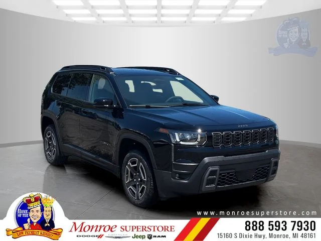 New 2026 Diamond Black Crystal Pearl-Coat Exterior Paint Jeep Limited image 1