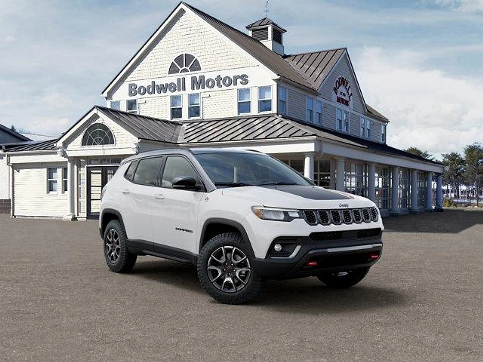 New 2026 Bright White Clear-Coat Exterior Paint Jeep Trailhawk 4x4 image 5