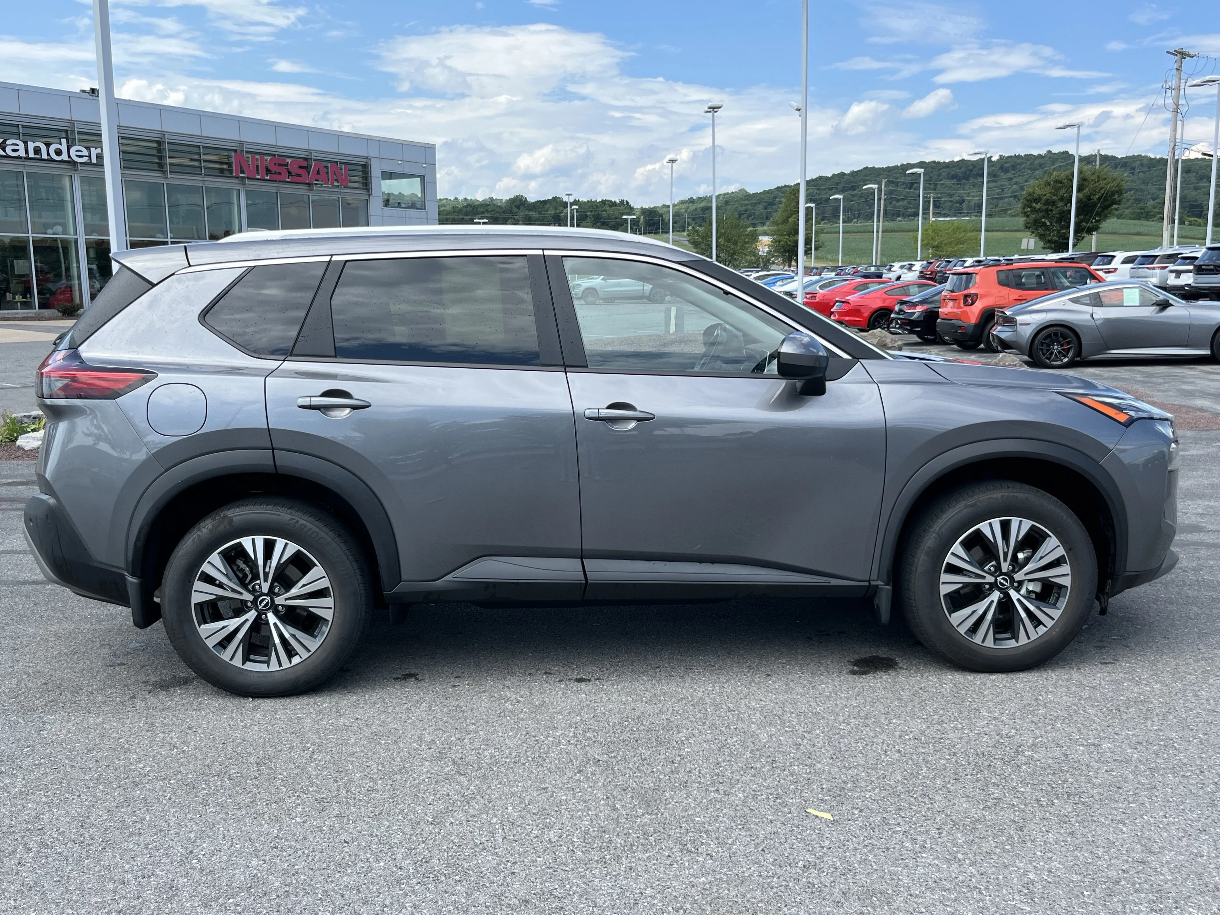 Used 2023 Gun Metallic Nissan SV image 2
