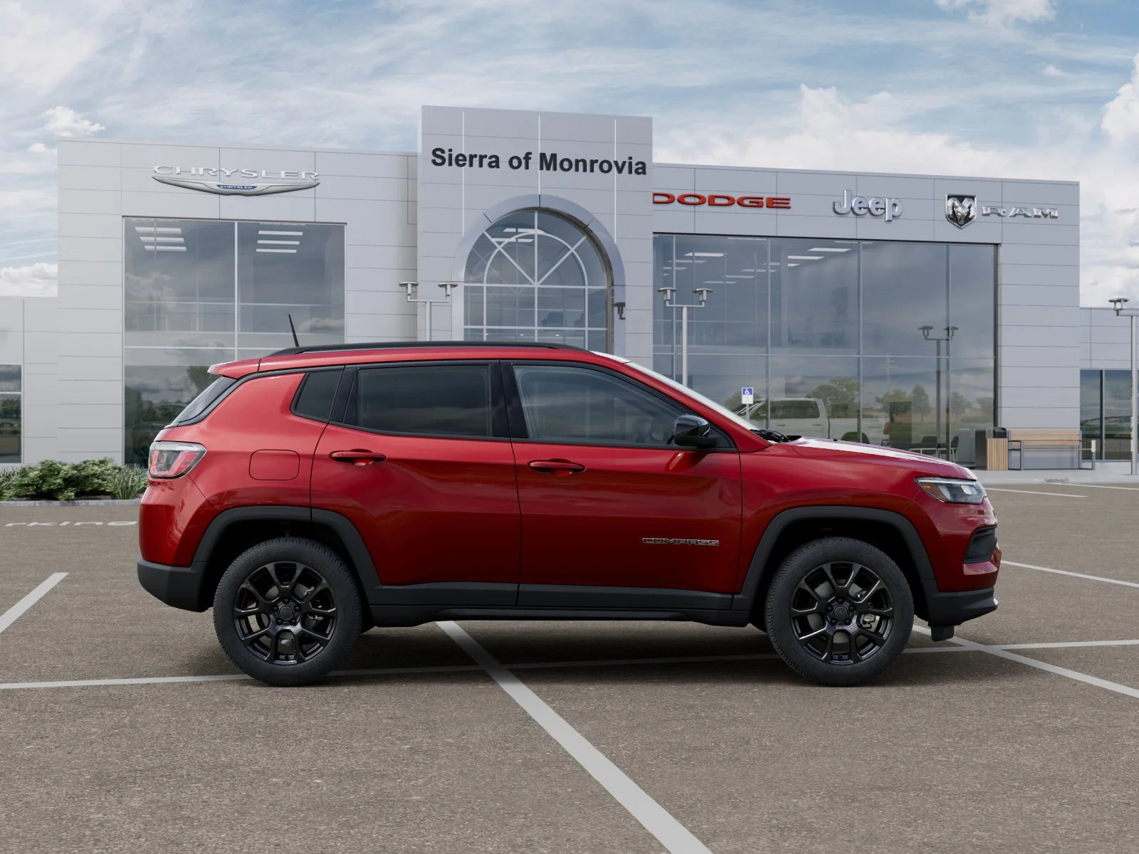 New 2026 Red Hot Pearl-Coat Exterior Paint Jeep Latitude image 47