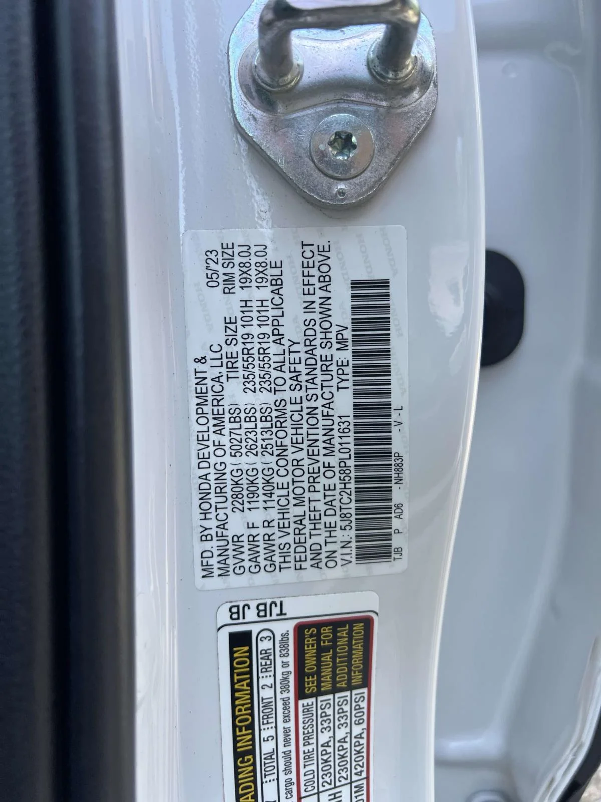 Used 2023 Platinum White Pearl Acura Technology Package image 24
