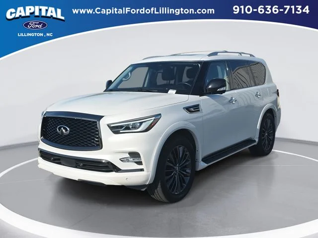 Used 2021 White INFINITI Premium Select image 1