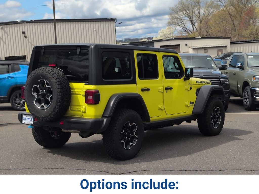 Certified Used 2023 Yellow Jeep Rubicon 4xe image 4