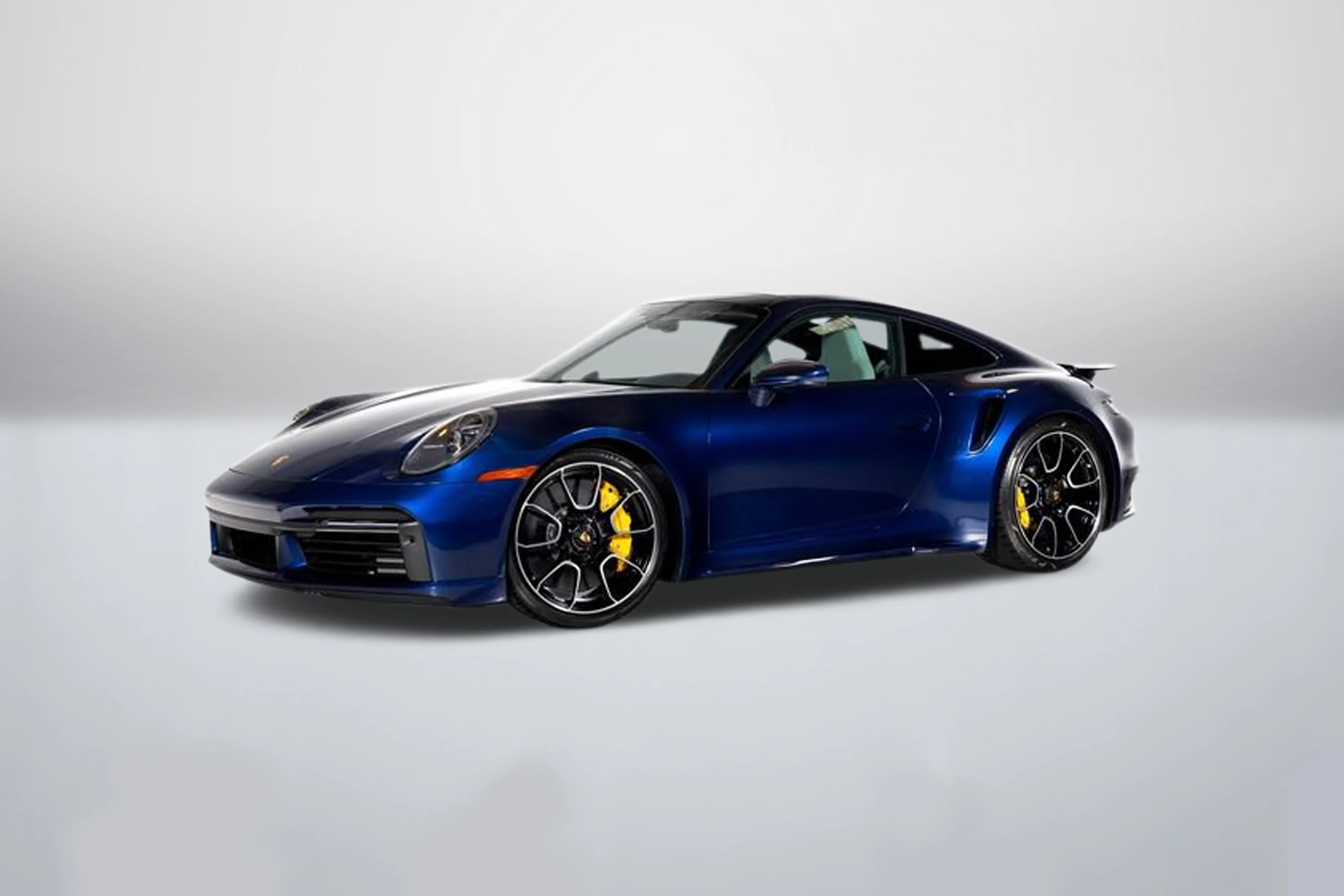 Used 2022 Gentian Blue Metallic Porsche Turbo S image 1