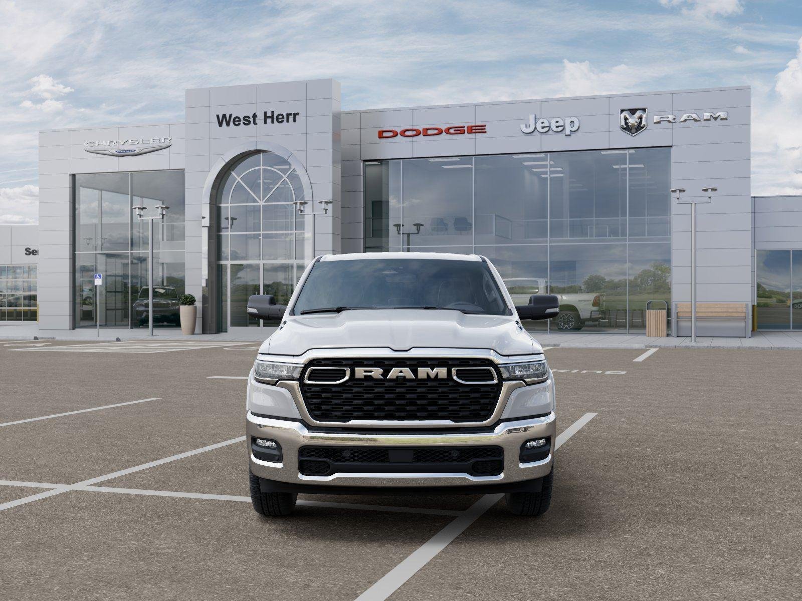 New 2026 Bright White Clearcoat RAM RAM 1500 BIG HORN CREW CAB 4X4 image 6