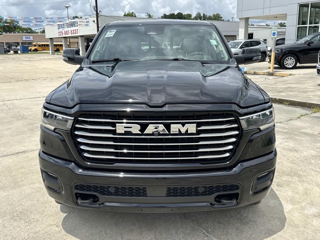 New 2026 Diamond Black Crystal Pearl-Coat Exterior Paint RAM Laramie image 2