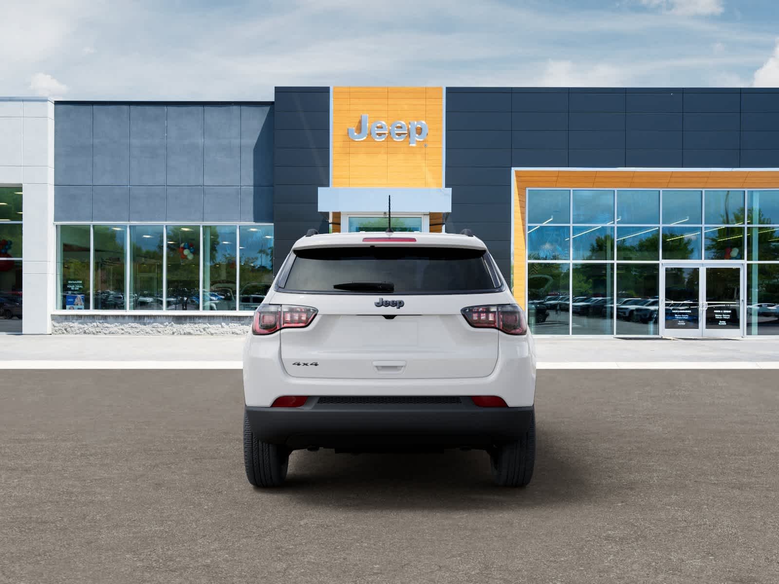 New 2026 Bright White Clear-Coat Exterior Paint Jeep Latitude image 7