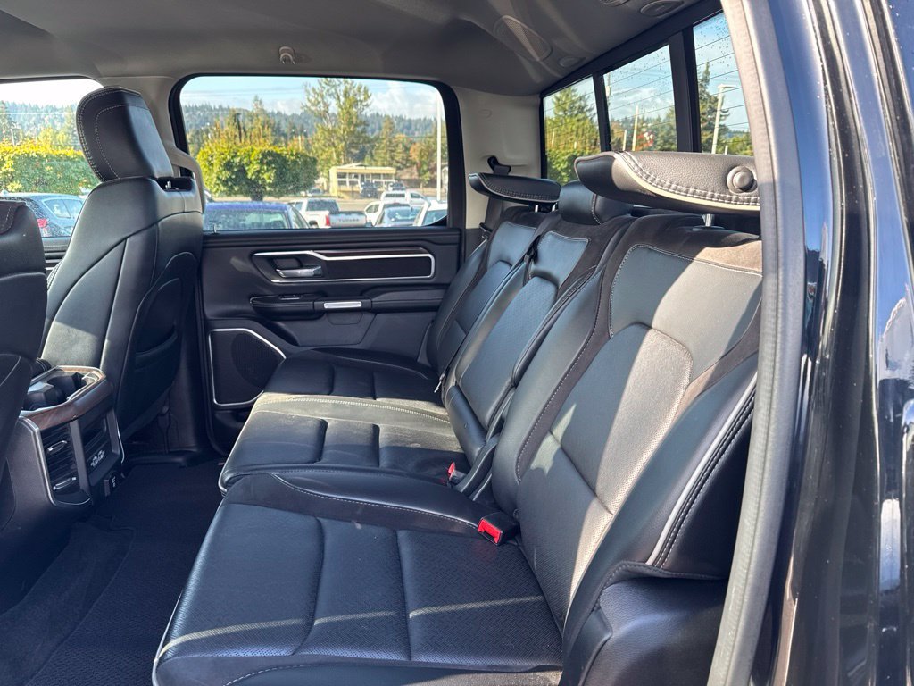 Used 2022 Diamond Black Crystal Pearlcoat Ram Laramie image 5