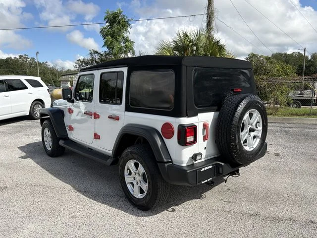 Used 2020 White Jeep Unlimited Sport S image 6