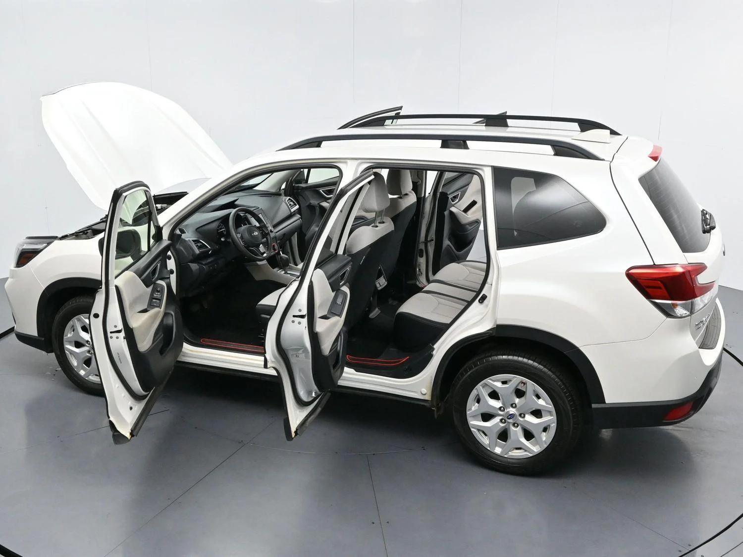 Used 2021 Crystal White Pearl Subaru Base image 38