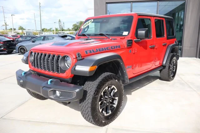 Used 2024 Red Clearcoat Jeep Rubicon 4xe image 8