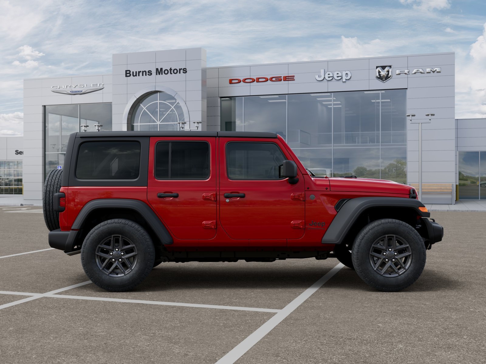 New 2026 Firecracker Red Clearcoat Jeep Sport 4-Door image 47