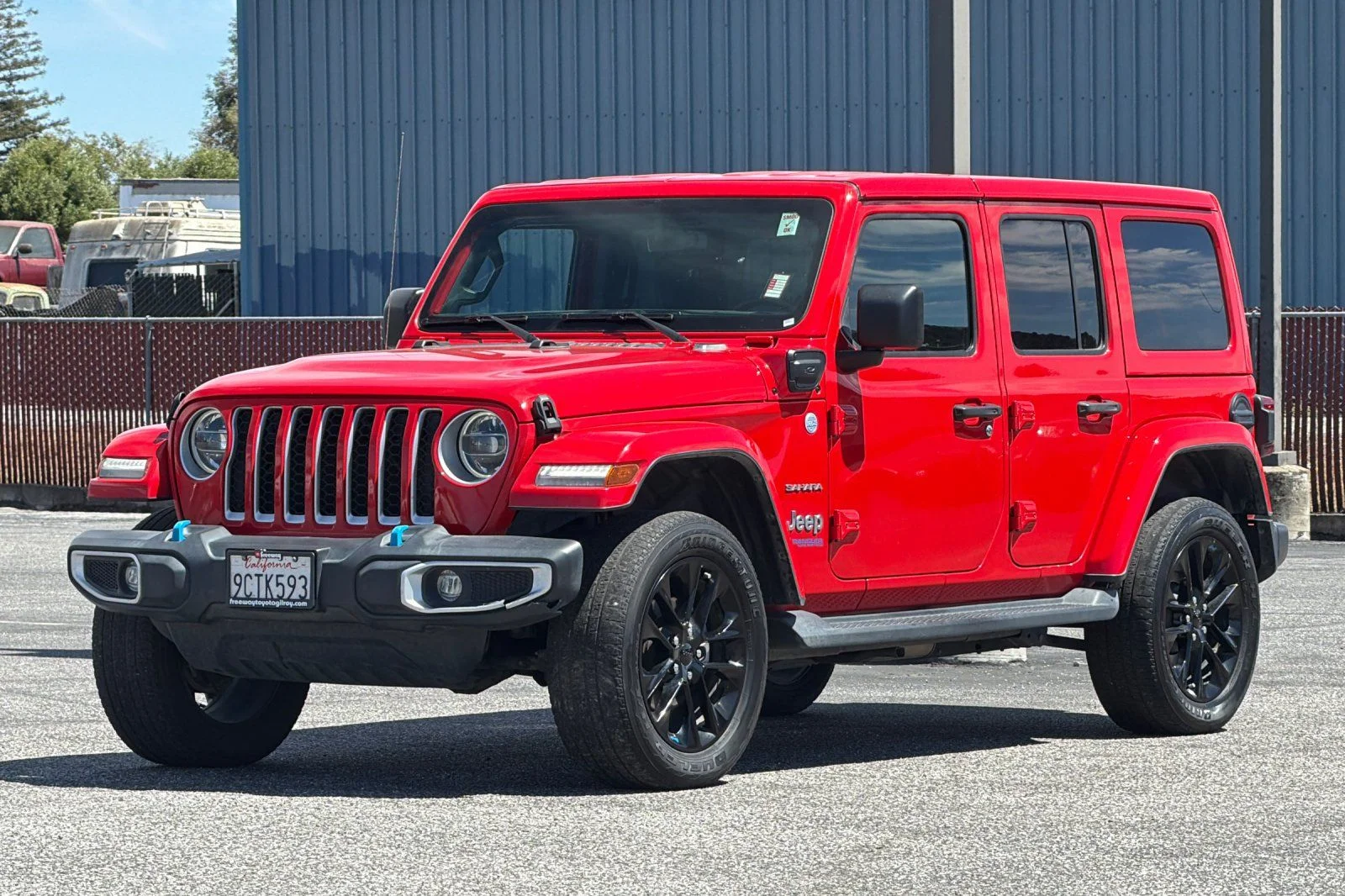 Used 2022 Red Jeep Unlimited Sahara 4xe image 10