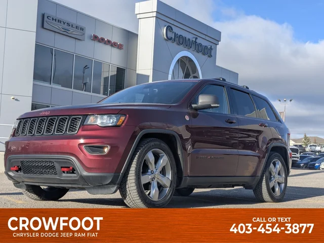 2017 Jeep Grand Cherokee Trailhawk - - 4x4 - Power Sunroof - Uconnect 8.4 Nav - Quadra-Lift Air - 3.6L Pentastar V6 & More!