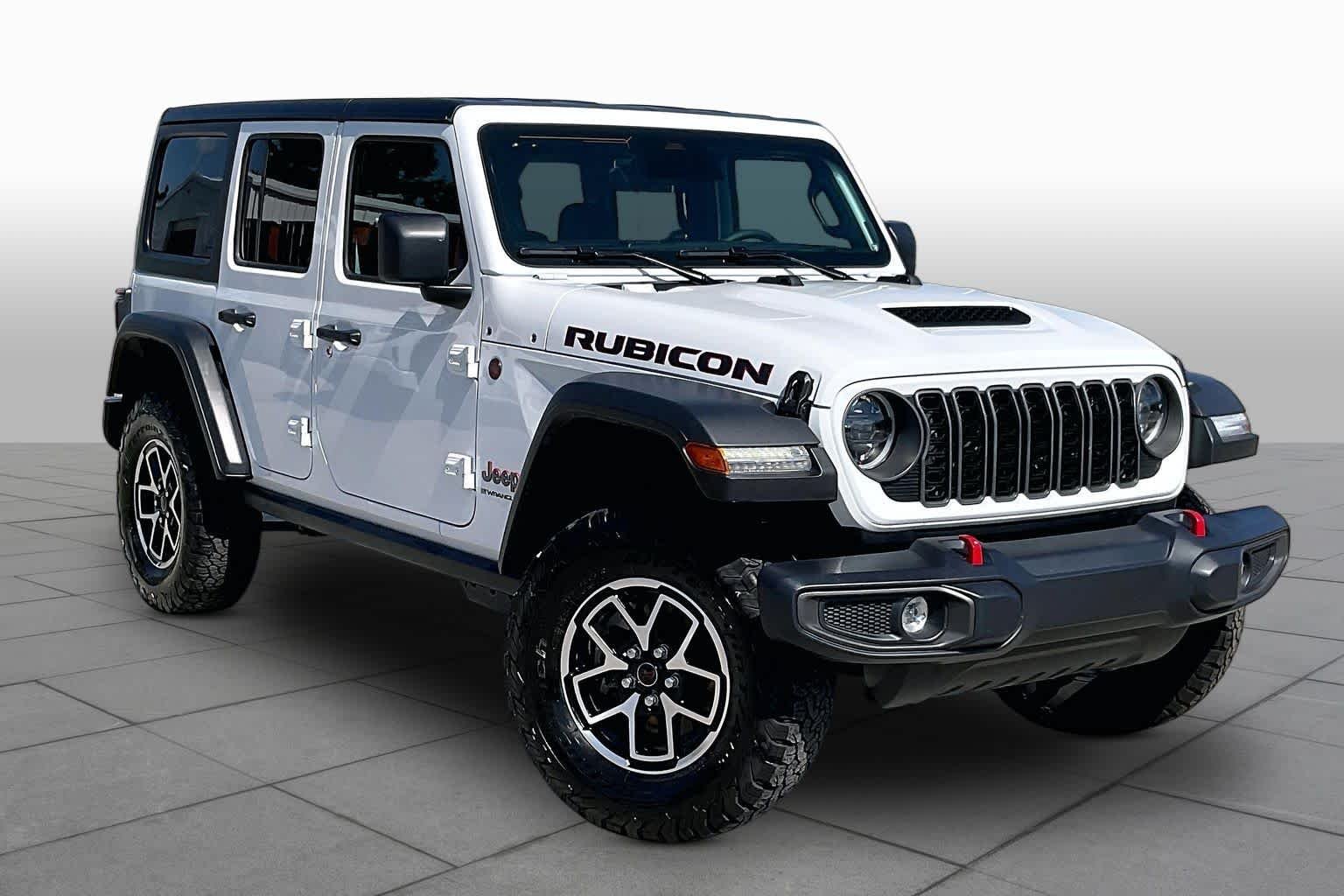 Used 2026 Bright White Clearcoat Jeep Rubicon image 3