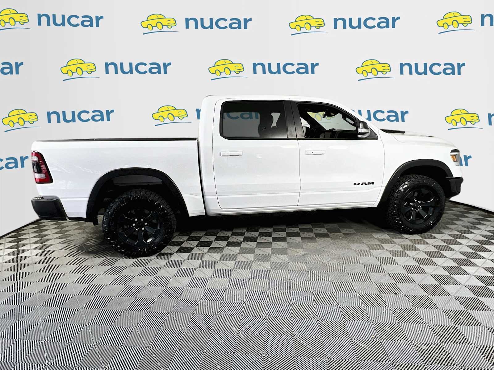 Used 2021 Bright White Clearcoat Ram Rebel image 8