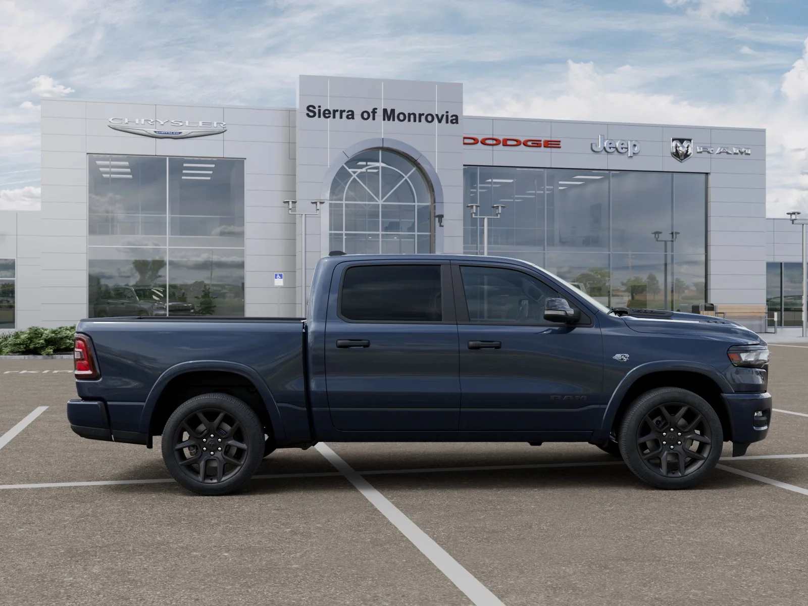 New 2026 Forged Blue Metallic Exterior Paint RAM Laramie image 47