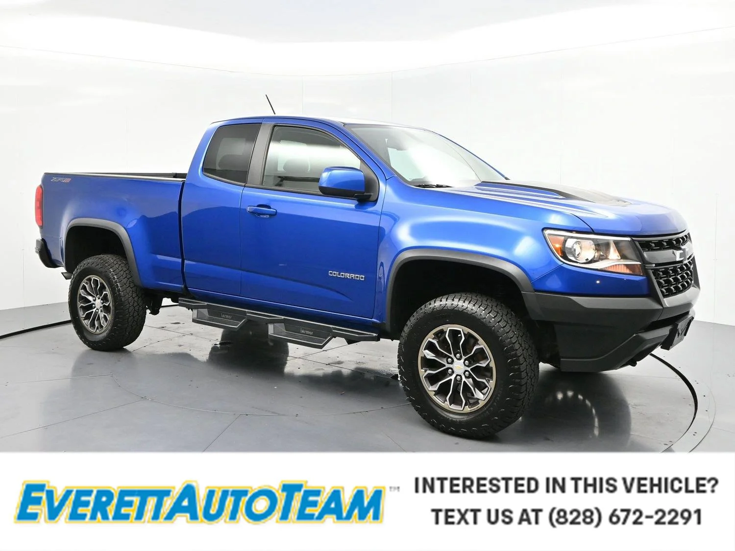 Used 2020 KINETIC BLUE METALLIC Chevrolet 4WD ZR2 image 1