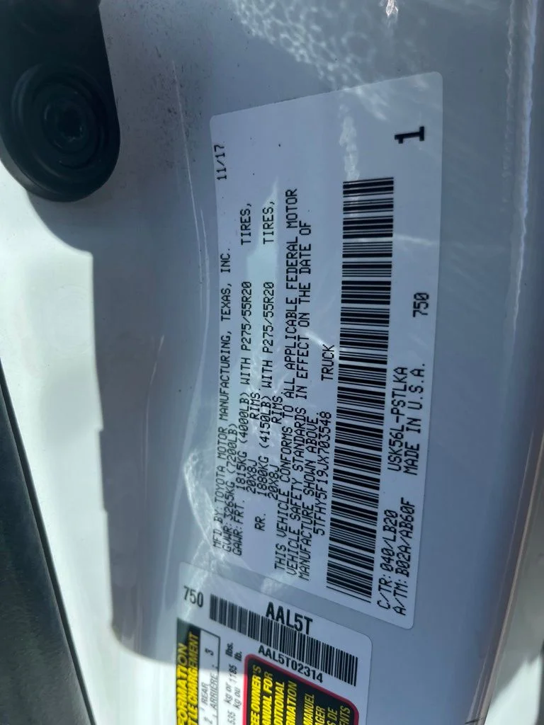 Used 2018 White Toyota Limited image 18
