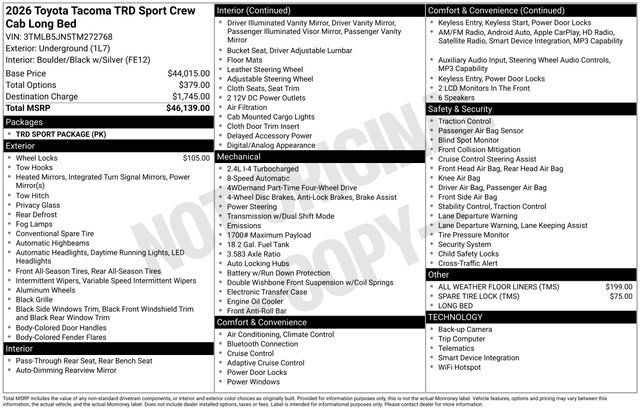New 2026 Underground Toyota  TRD Sport image 10