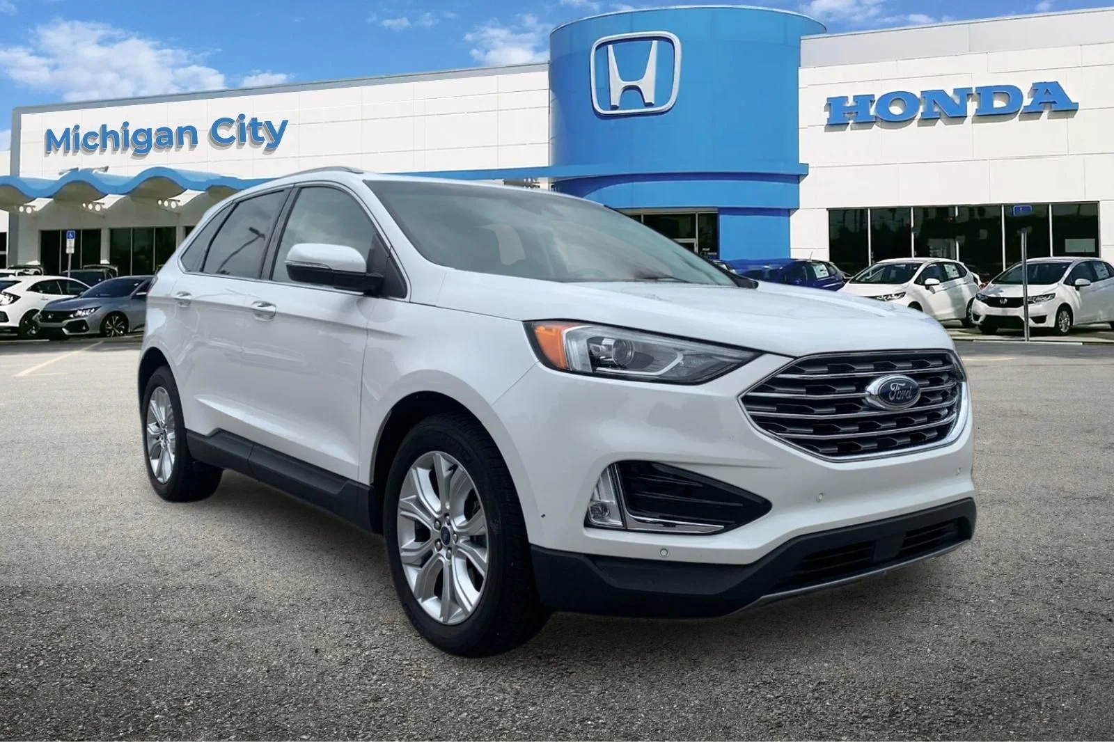 Used 2020 White Ford Titanium image 7