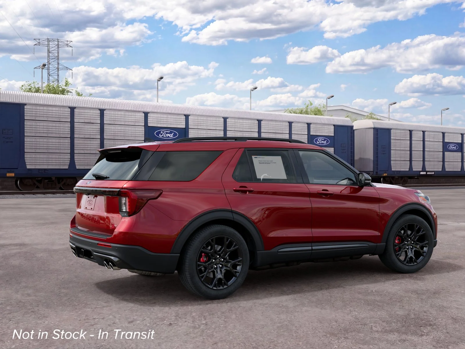 New 2027 Ruby Red Metallic Tinted Clearcoat Ford 4DR 4WD ST image 21