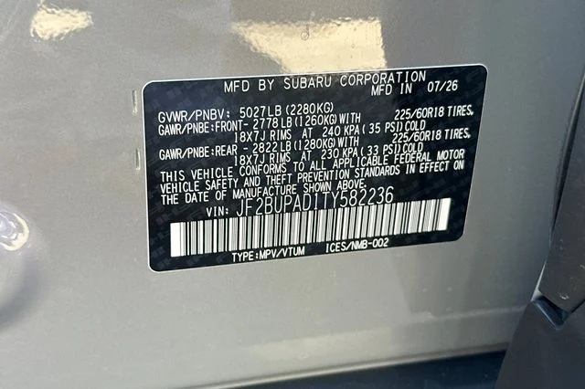 New 2026 RIVER ROCK PEARL Subaru Premium image 24