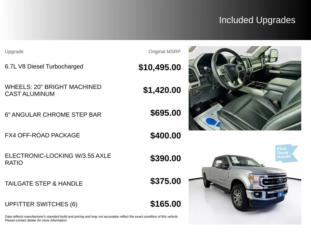 Used 2020 Silver Metallic Ford Lariat image 5