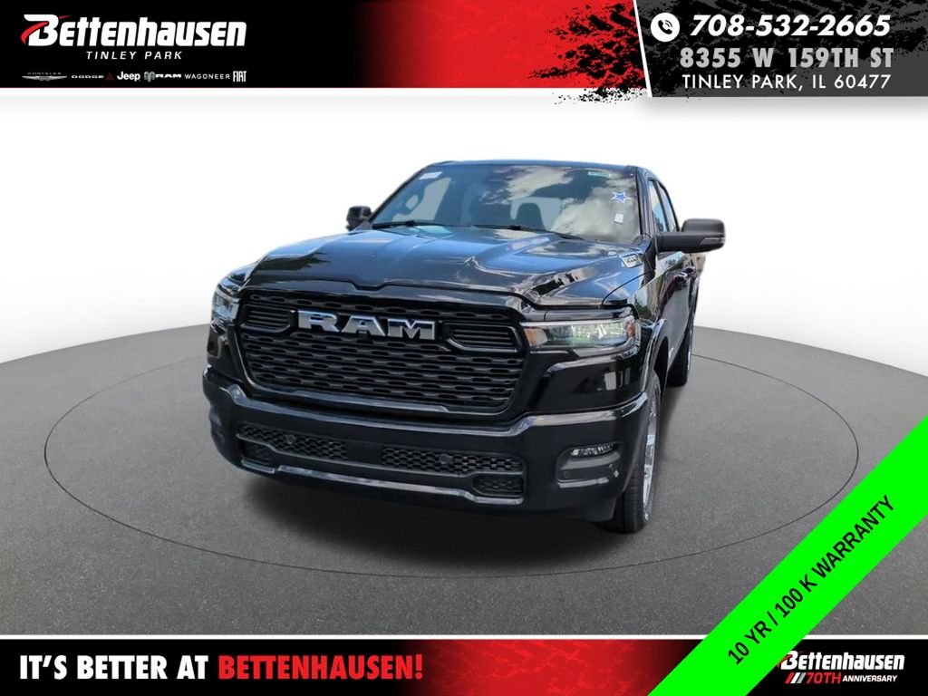 New 2026 Diamond Black Crystal Pearl-Coat Exterior Paint RAM Big Horn/Lone Star image 14