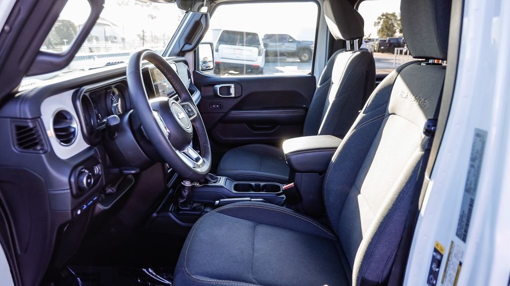 Used 2024 Bright White Clearcoat Jeep Sahara 4xe image 22