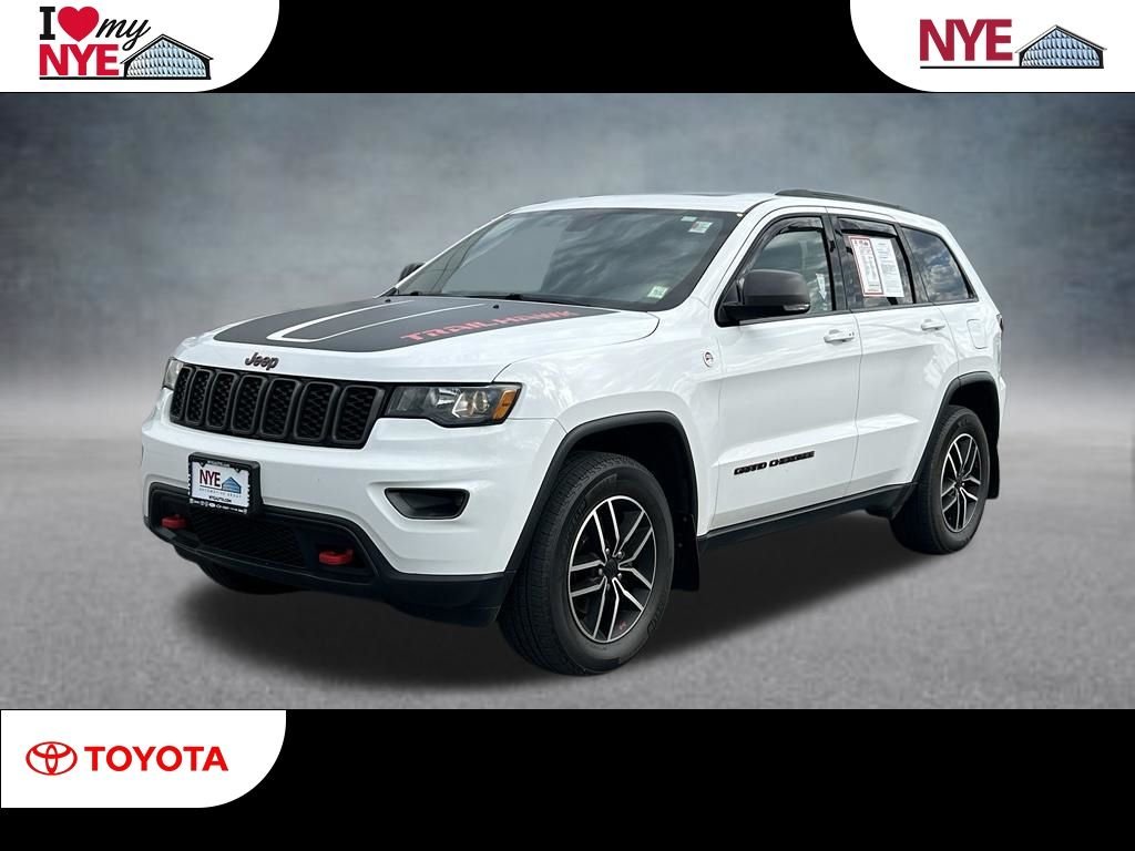 Used 2020 White Jeep Trailhawk image 1