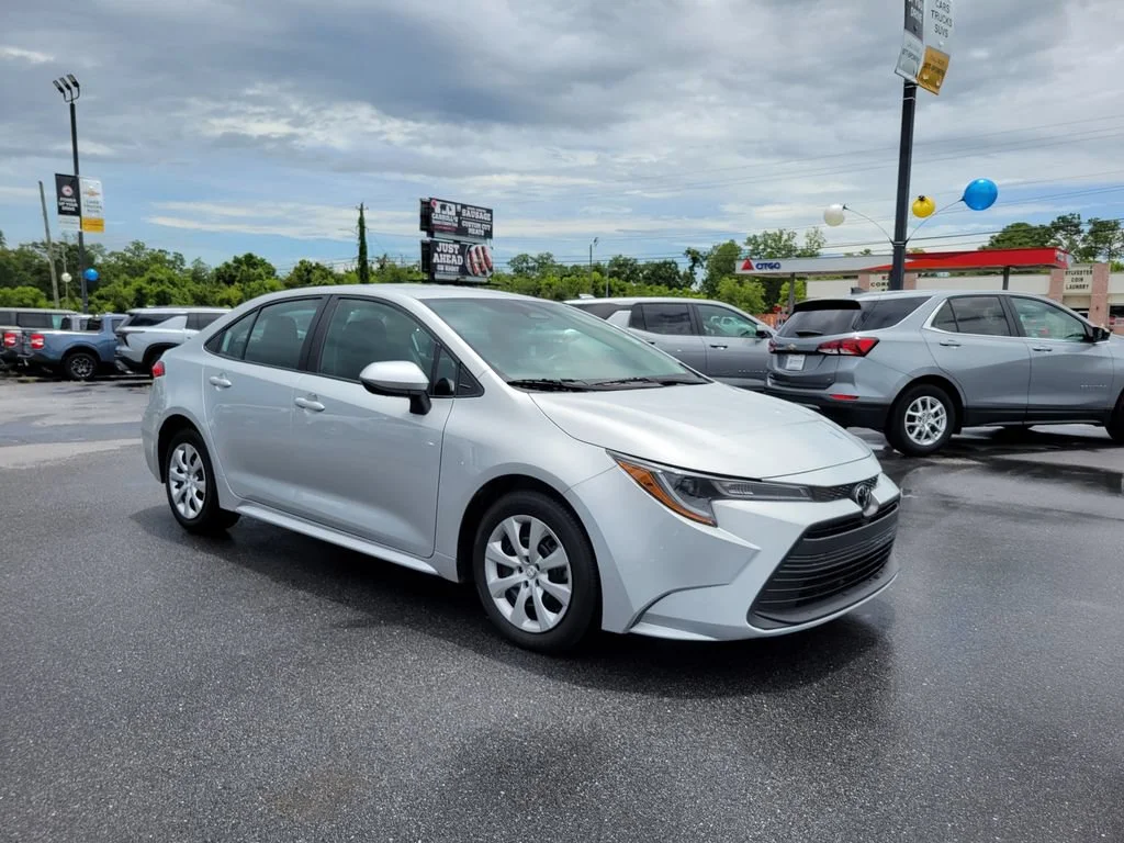 Used 2024 Silver Toyota LE image 7