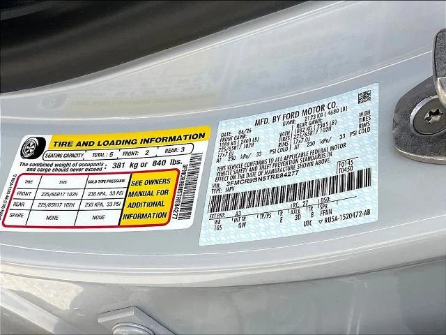 New 2026 Space White Metallic Ford Big Bend® image 42
