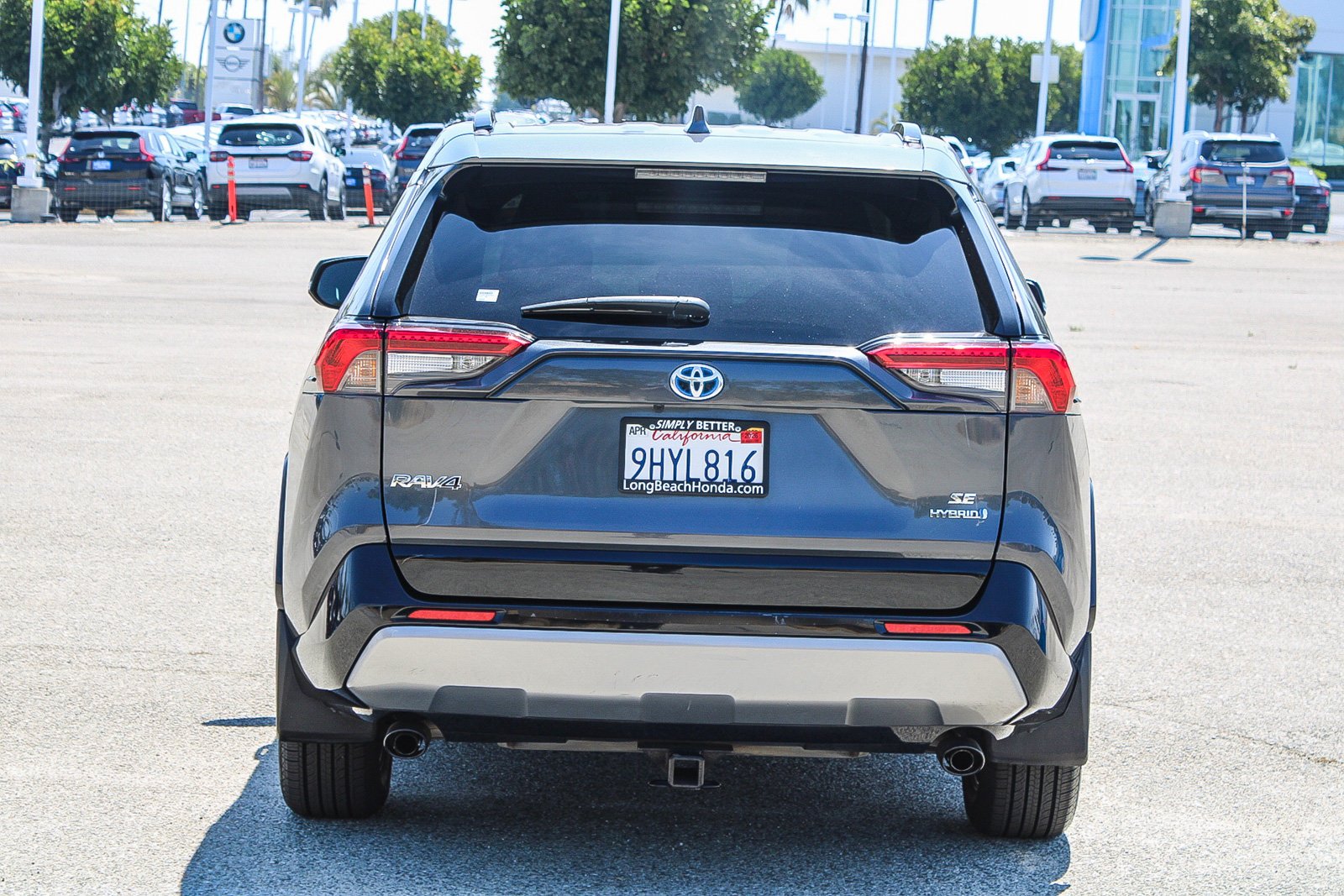 Used 2022 Magnetic Gray Metallic Toyota Hybrid SE image 7