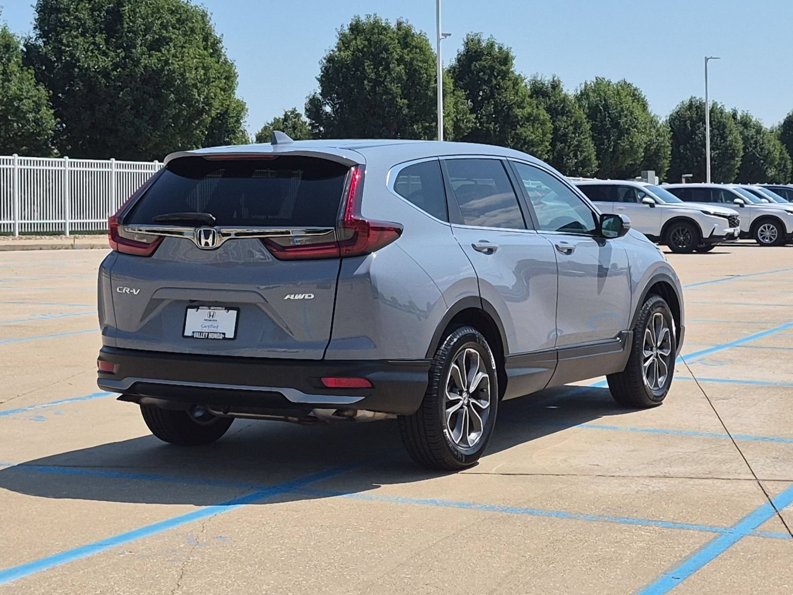 Certified Used 2022 Sonic Gray Pearl Honda EX-L AWD image 7