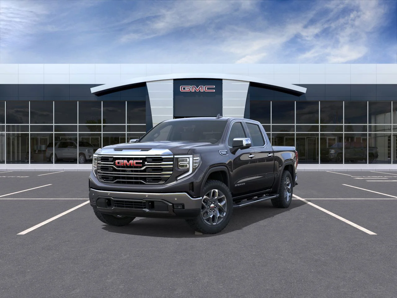 New 2026 Titanium Rush Metallic GMC SLT image 28