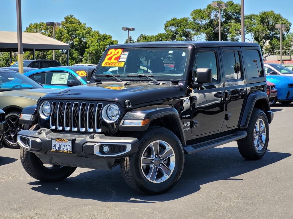 Used 2022 Black Jeep Unlimited Sahara image 8