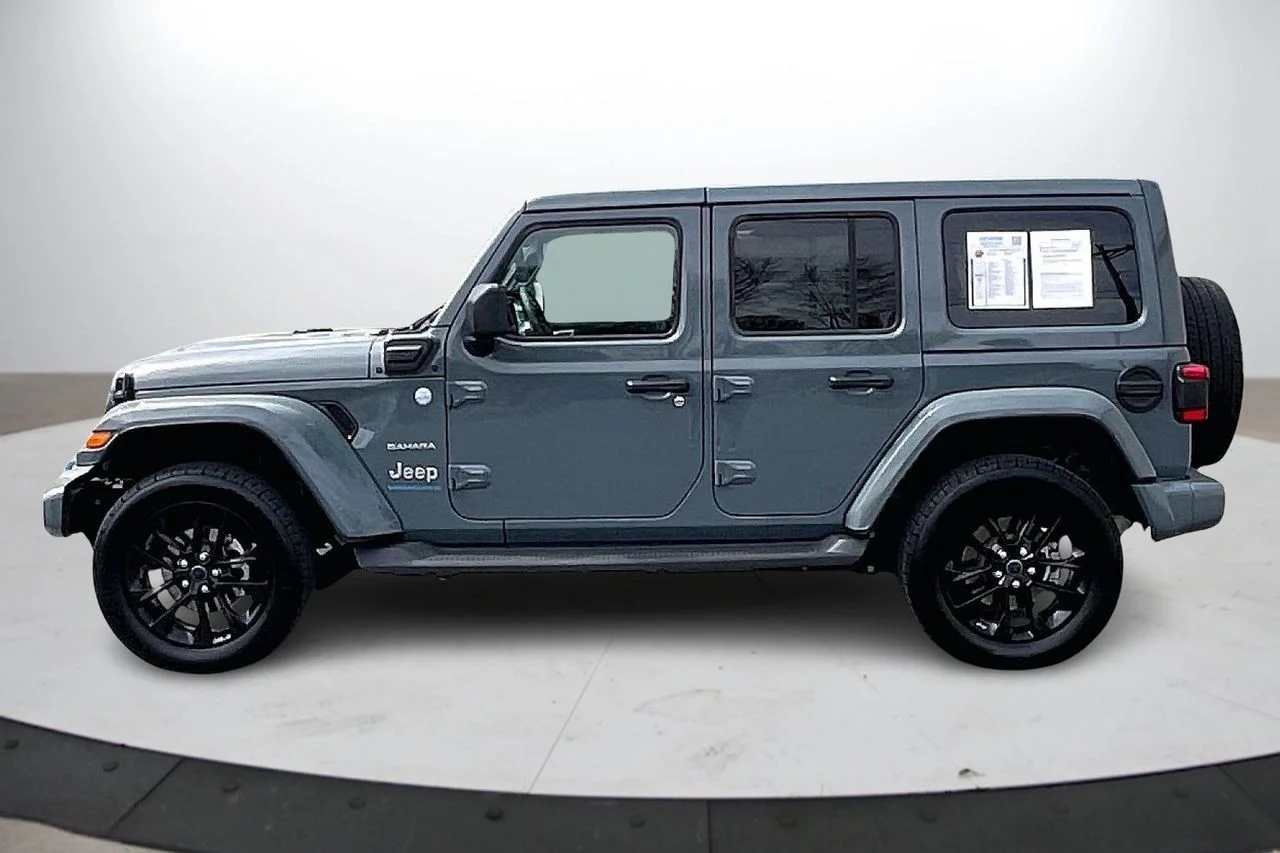 Certified Used 2024 Gray Jeep Sahara 4xe image 5