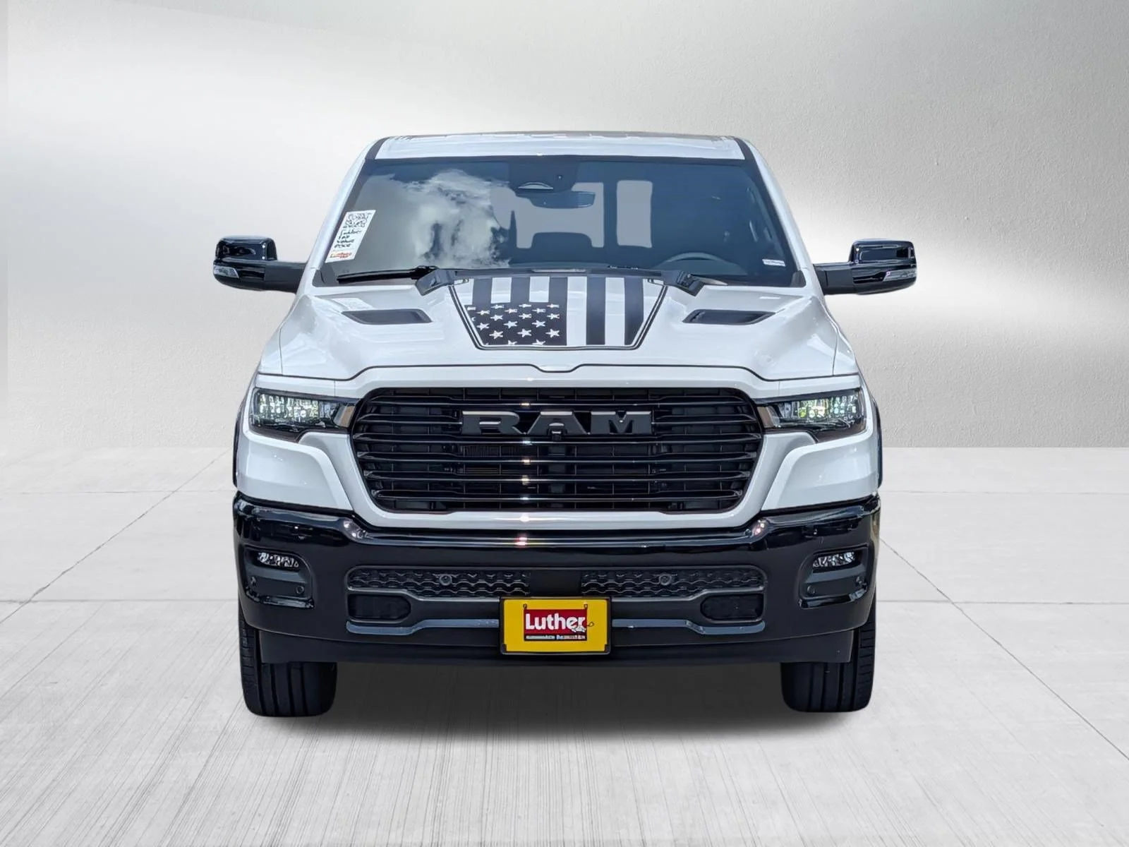 New 2026 Bright White Clear-Coat Exterior Paint RAM Laramie image 2